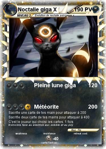 Pokemon Noctalie giga X