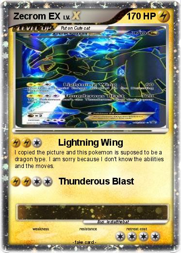 Pokemon Zecrom EX