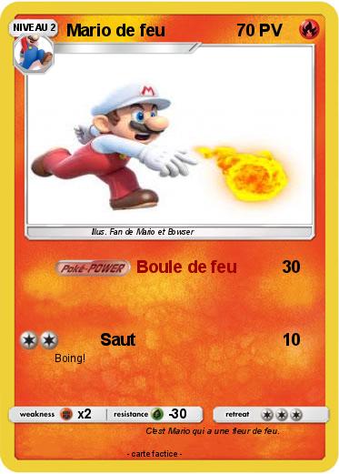 Pokemon Mario de feu