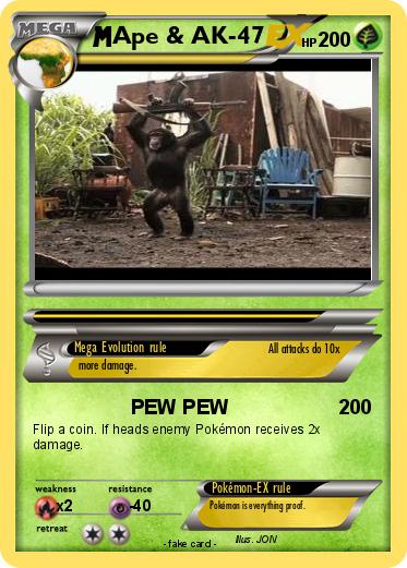 Pokemon Ape & AK-47