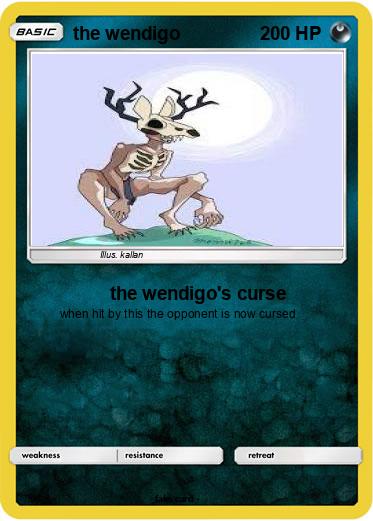 Pokemon the wendigo