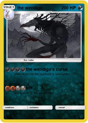 Pokemon the wendigo