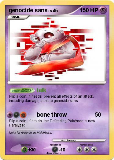 Pokemon genocide sans