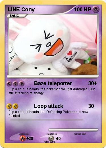 Pokemon LINE Cony