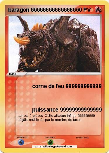 Pokemon baragon 666666666666666