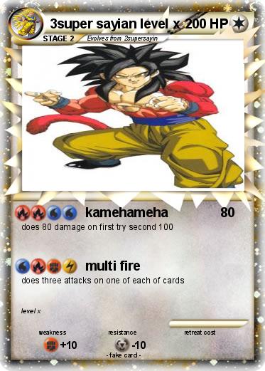 Pokemon 3super sayian level x