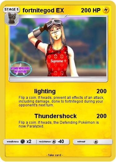 Pokemon fortnitegod EX