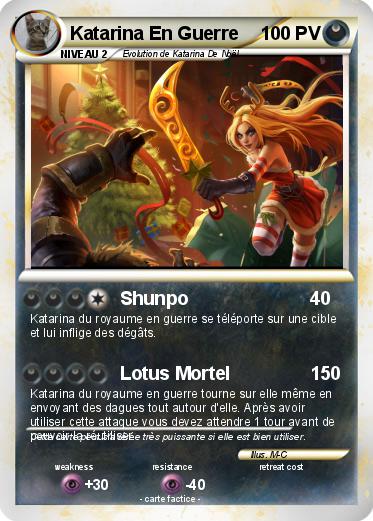 Pokemon Katarina En Guerre