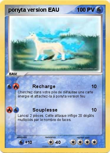Pokemon ponyta version EAU