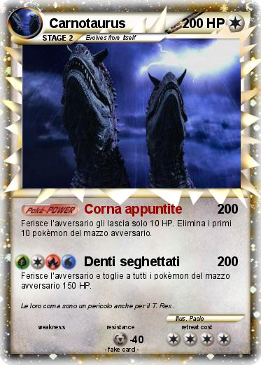 Pokemon Carnotaurus