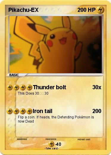 Pokemon Pikachu-EX