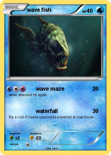 Pokemon wave fish