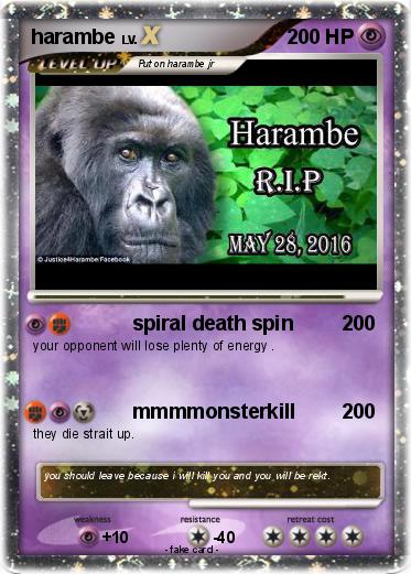 Pokemon harambe