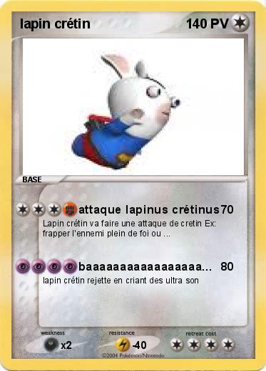 Pokemon lapin crétin