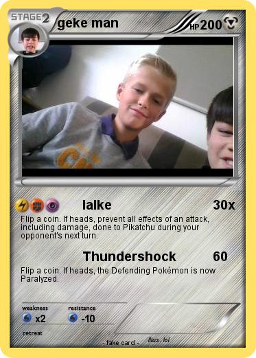 Pokemon geke man