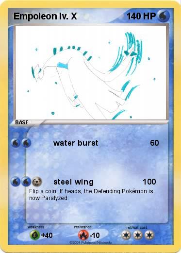 Pokemon Empoleon lv. X