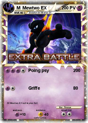 Pokemon M  Mewtwo EX