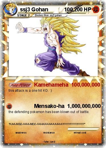 Pokemon ssj3 Gohan           100,