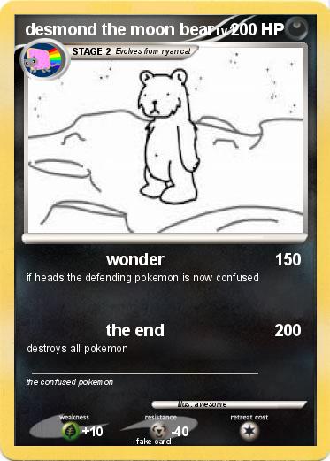 Pokemon desmond the moon bear