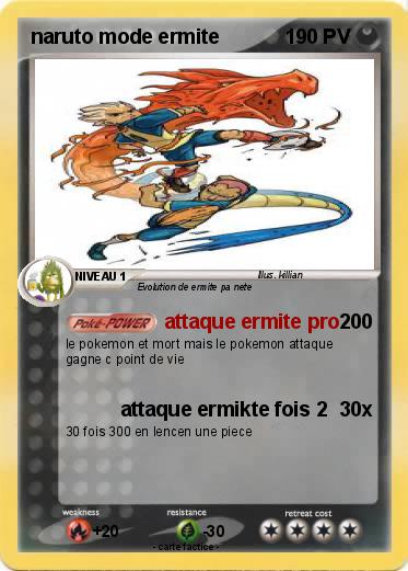 Pokemon naruto mode ermite