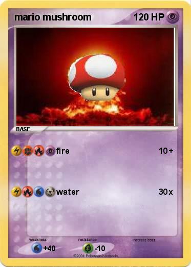 Pokemon mario mushroom