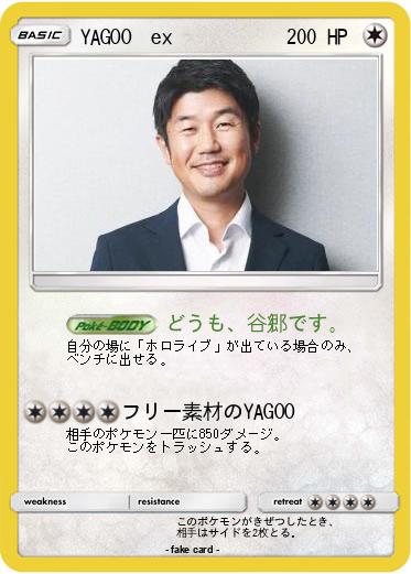 Pokemon YAGOO　ex