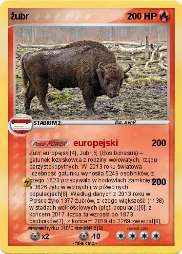 Pokemon żubr