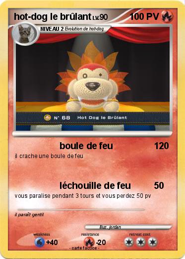 Pokemon hot-dog le brûlant