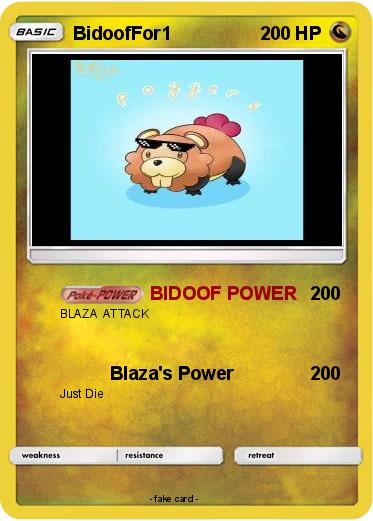 Pokemon BidoofFor1