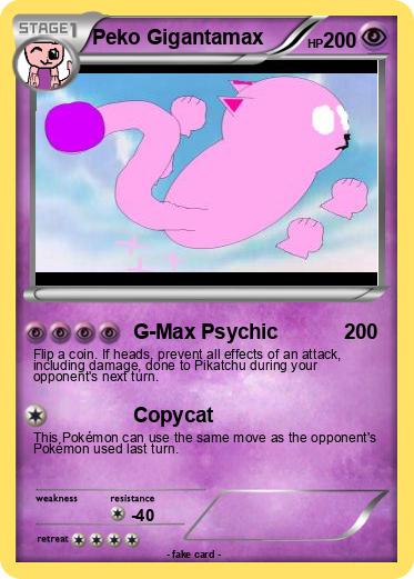 Pokemon Peko Gigantamax