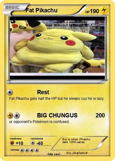 Pokemon Fat Pikachu
