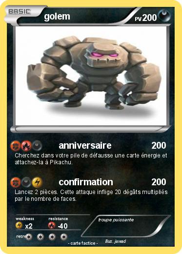 Pokemon golem