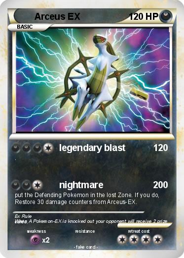 Pokemon Arceus EX