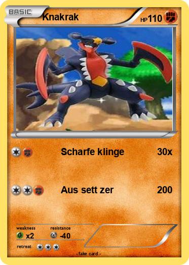 Pokemon Knakrak