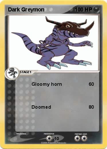 Pokemon Dark Greymon