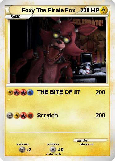 Pokemon Foxy The Pirate Fox