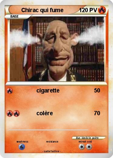 Pokemon Chirac qui fume