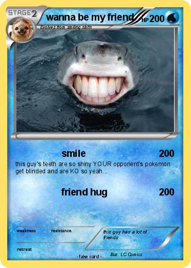 Pokemon wanna be my friend
