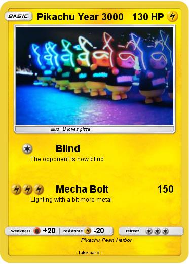 Pokemon Pikachu Year 3000