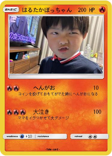 Pokemon はるたかぼっちゃん