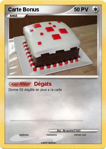 Pokemon Carte Bonus