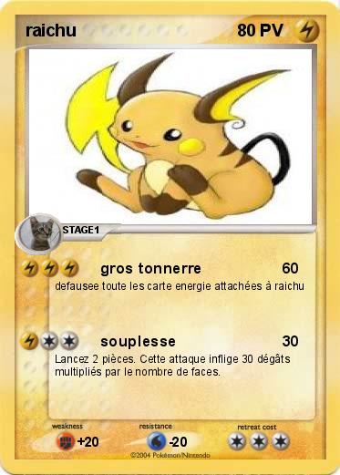 Pokemon raichu