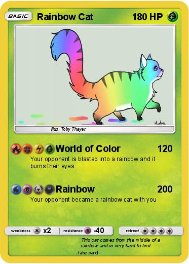 Pokemon Rainbow Cat