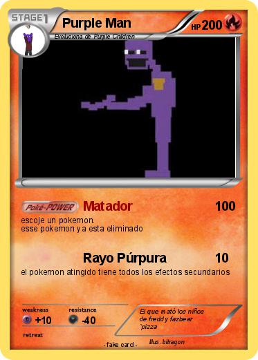 Pokemon Purple Man