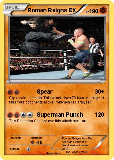 Pokemon Roman Reigns EX