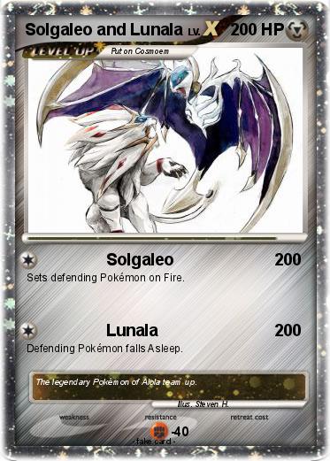 Pokemon Solgaleo and Lunala