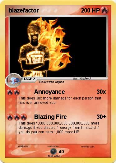 Pokemon blazefactor