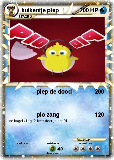 Pokemon kuikentje piep