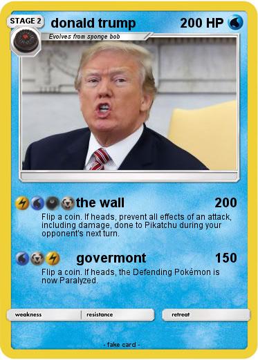 Pokemon donald trump