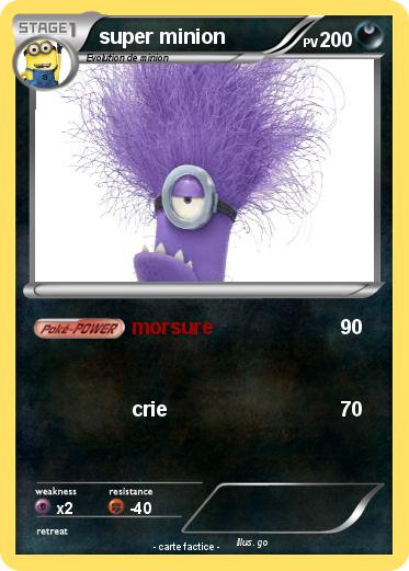 Pokemon super minion